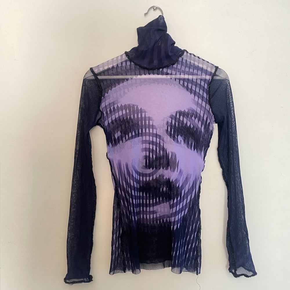 Jean Paul Gaultier - Greta Garbo Mesh Top